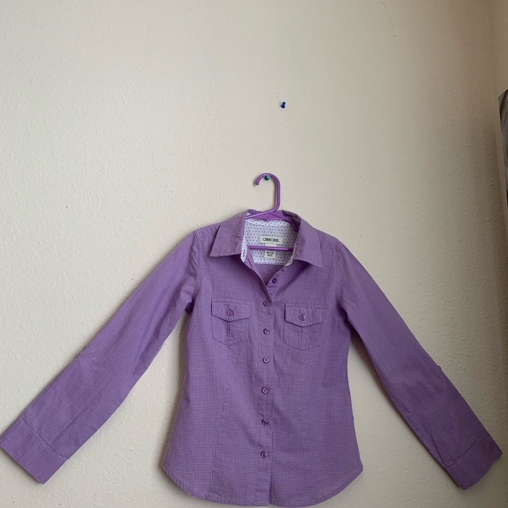 Girl’s Long sleeves Cherokee Shirt Size 7/8 Medium New